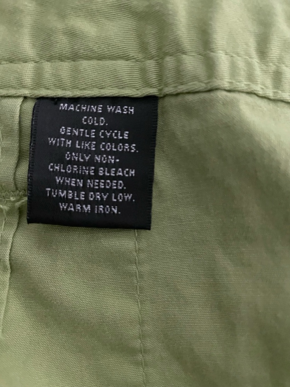 Style & Co. Lime Green Cargo/Capri Pants - Utility Pocket Detail - Picture 7 of 8